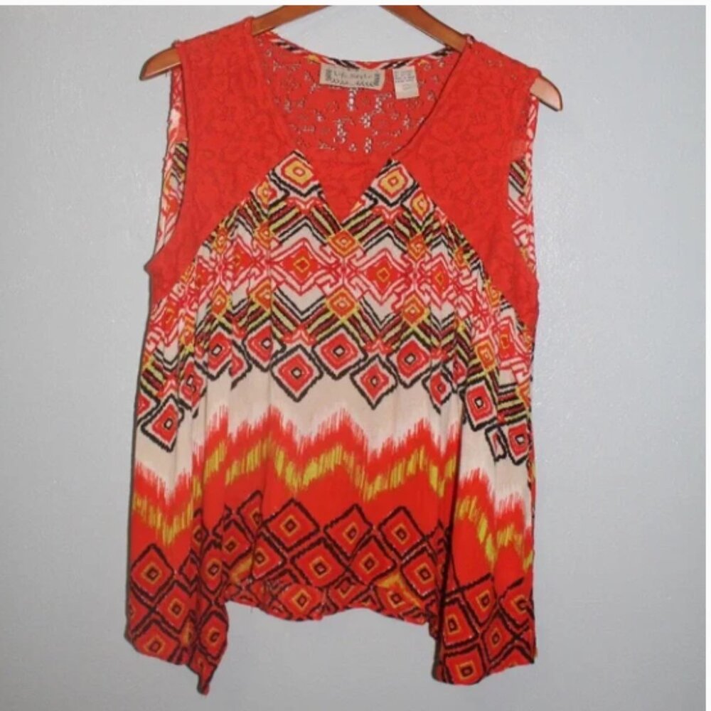 Life Style Printed Tank Size Large